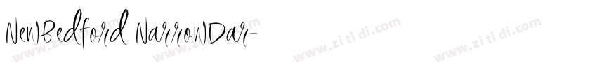 NewBedford NarrowDar字体转换